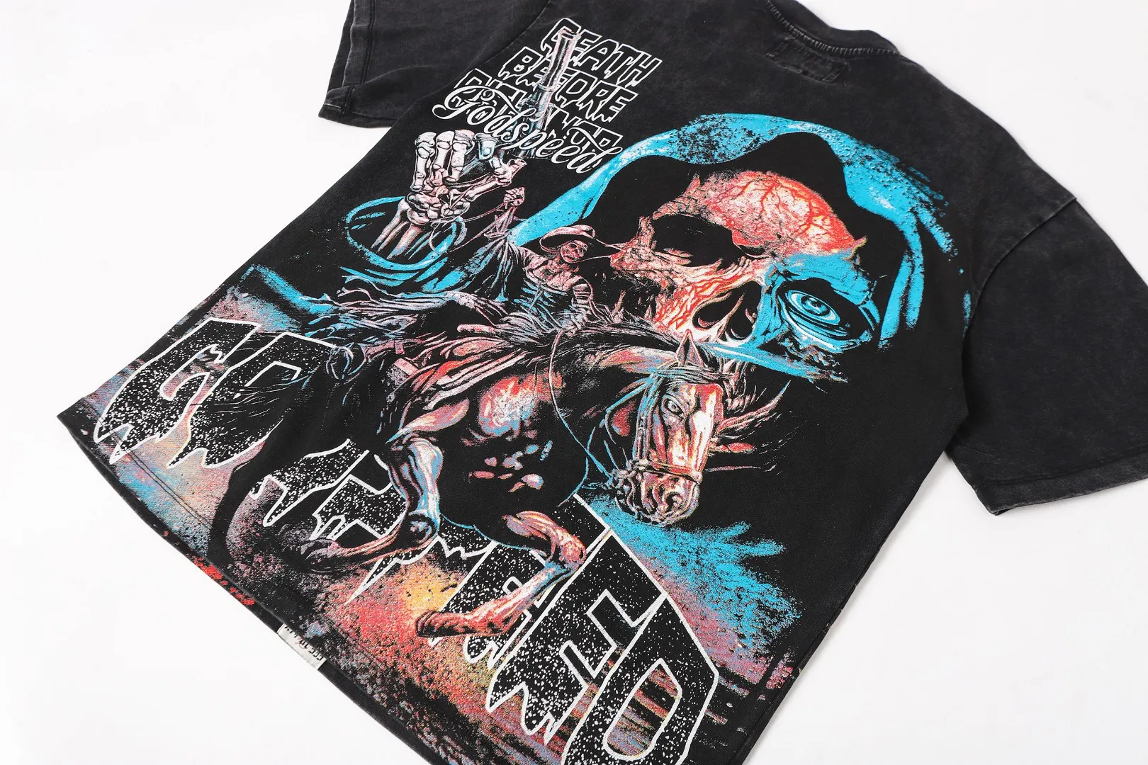 G 6207# Black/ ｜ godspeed（ + ）+ In Stock Retro T （fabric）：32 Sizes（size）：S-M-L-XL （colour）： Black/ 👉
